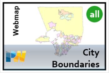 LA County City Boundaries Web Map .